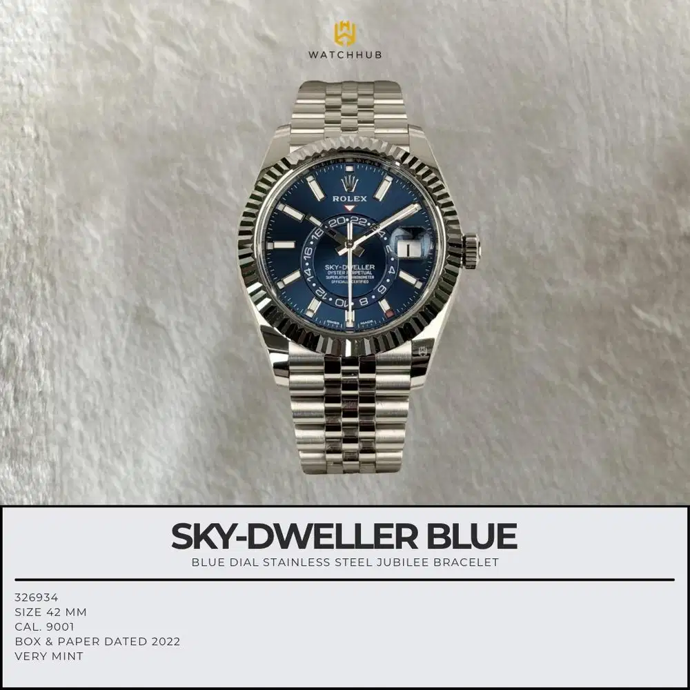 Rolex Sky-Dweller Blue 326934