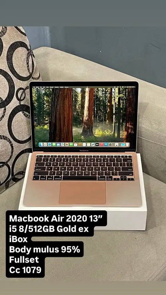 Macbook Air 2020 MVH52 13” Core i6 8/512GB Gold ex ibox