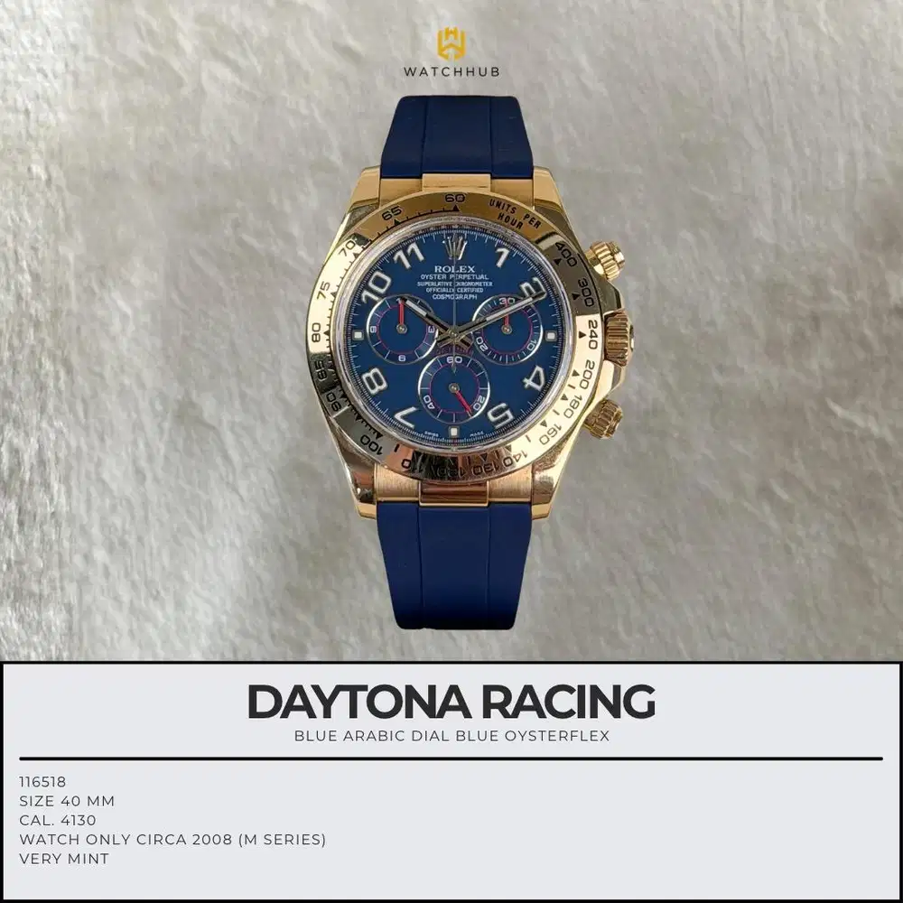 Rolex Daytona Racing Blue 116518