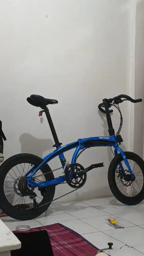 Sepeda Lipat 2x9 speed alloy rubick Gyro