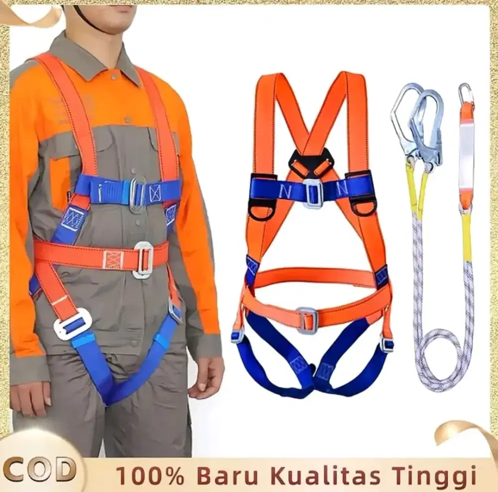 Body Harness Safety Double Hook Safety Body Harness 2M