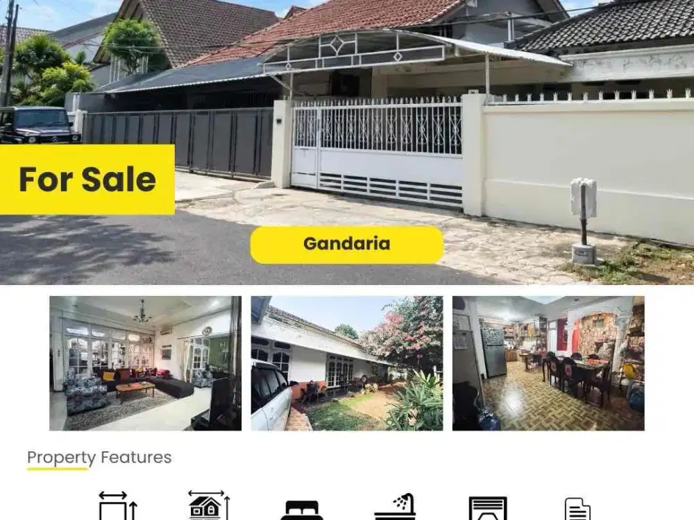 rumah dgn lokasi strategis di kawasan elite gandaria