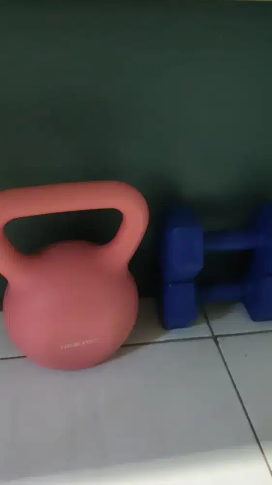 Alat olahraga workout dumble barbel