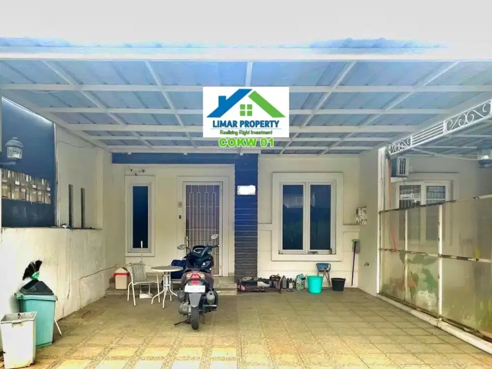 Rumah 1,5 Lantai Siap Huni dan Strategis di Kota Wisata Cibubur