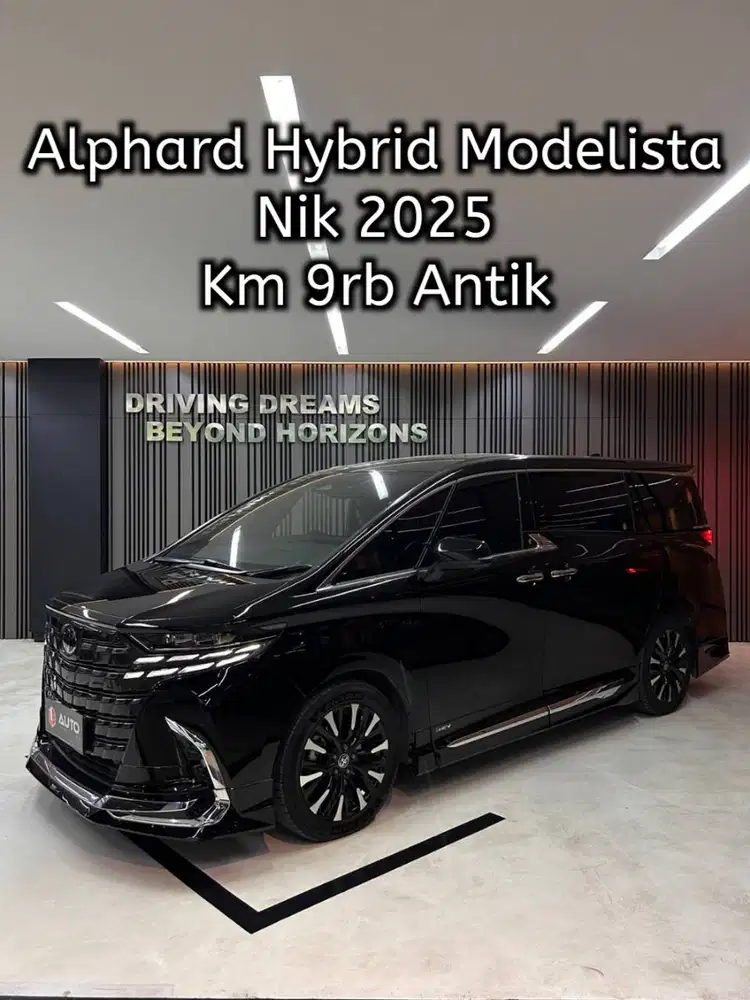 Toyota Alphard 2.5 Hybrid Modelista 2025 HEV Hitam Km9rb B2799PIT
