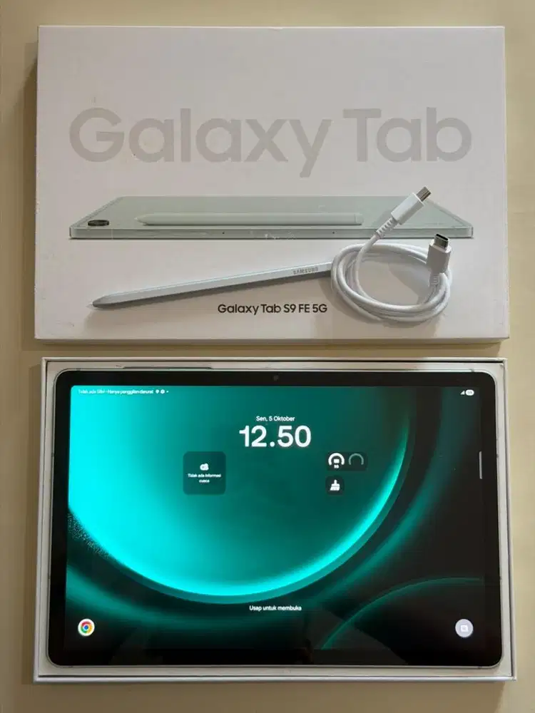 Samsung Tab S9 FE 6/128 - Wifi - Mint - Resmi Indo