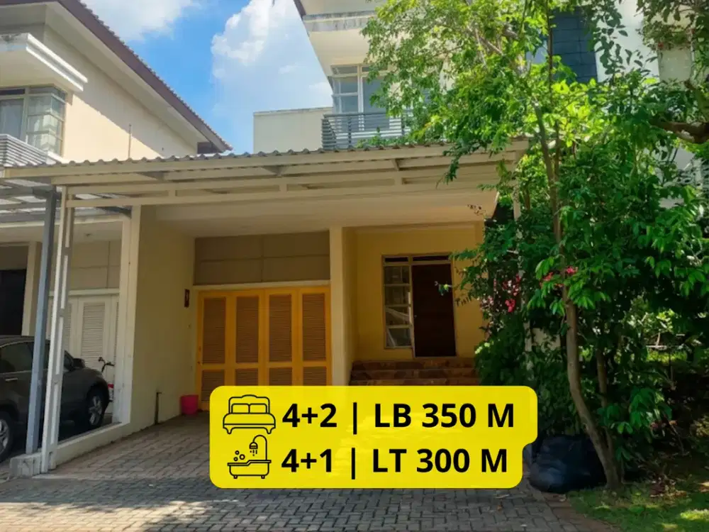 DIJUAL RUMAH MEWAH TATAR RATNASASIH, Semi-Furnished LT 300 m² | LB 350 m² | 4+2 KT | 4+1 KM | SHM