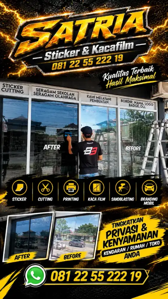 Pusatnya kaca film rumah & kantor unt meredam panas