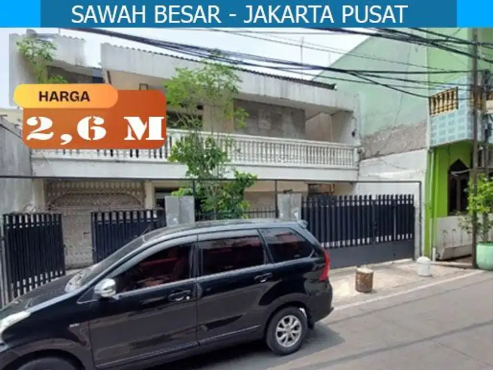 Rumah Strategis di Jl. Laksana, Kartini Jakarta Pusat.
