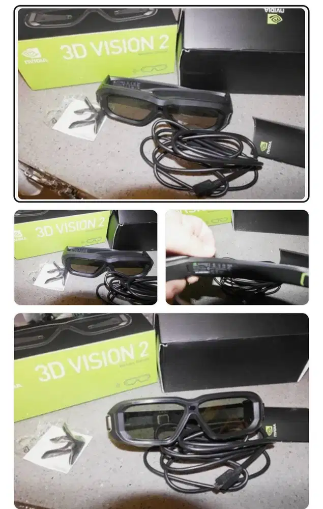 Kacamata Nvidia 3d vision 2 wireless glasses kit normal