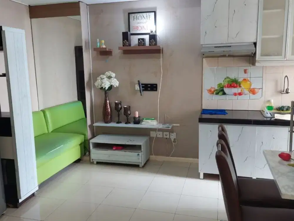TURUN HARGA DIJUAL CEPAT! Apartemen Green Lake Sunter 2 Bedroom Full Furnished Jakarta Utara
