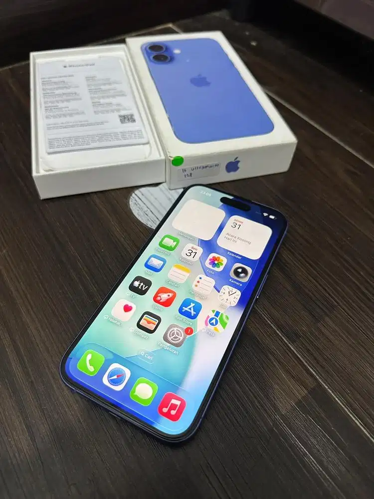 Iphone 16 128gb Ultramarine IBOX Garansi On Januari 2027