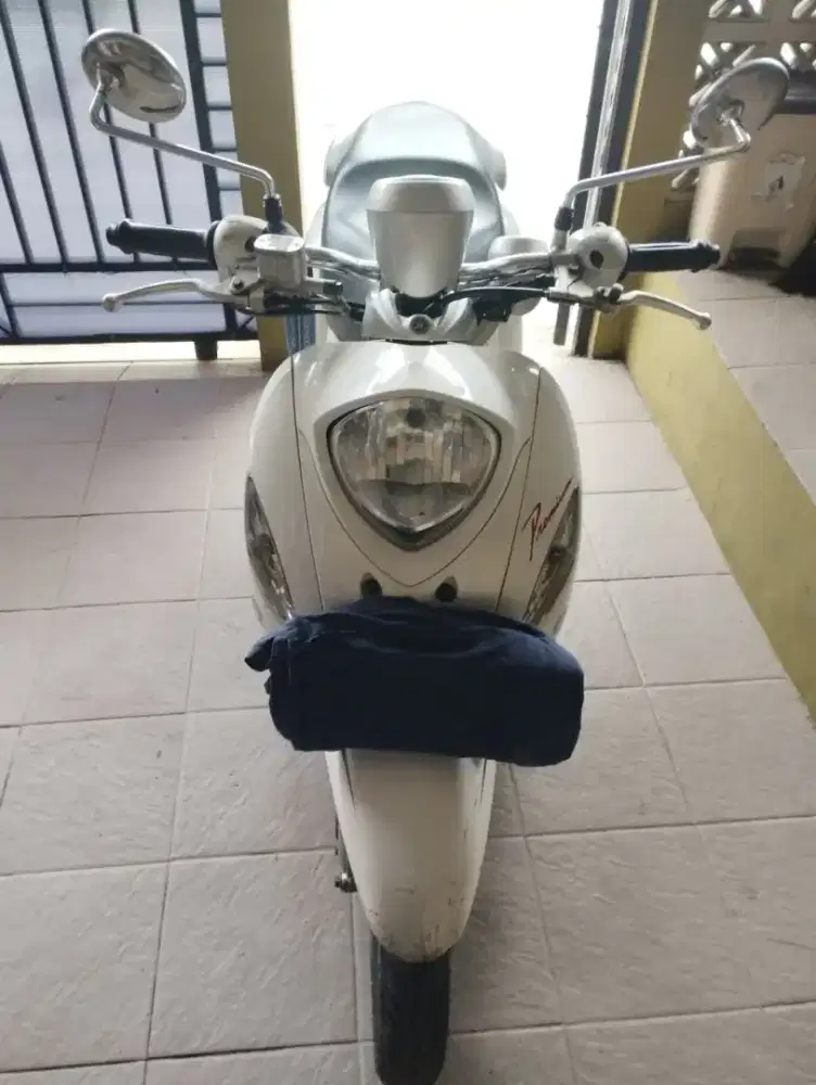Yamaha Fino 2015 Putih Plat B Jakarta
