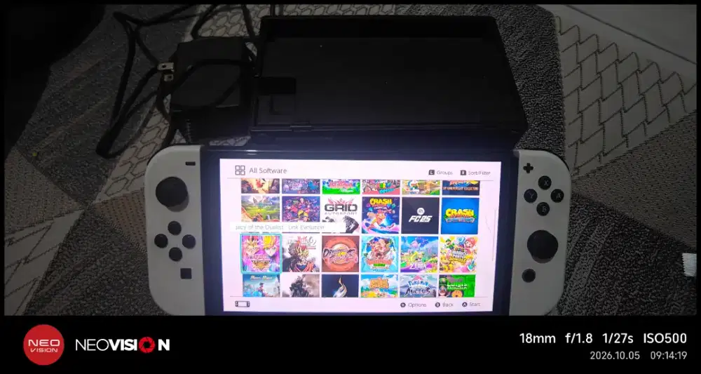 nitendo oled 512gb normal no minus