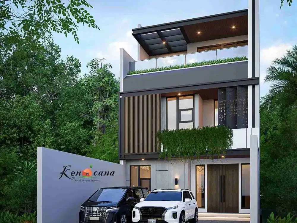 Rumah baru, exclusive dalam komplrk 3 lantai + rooftop di Jagakarsa Jaksel