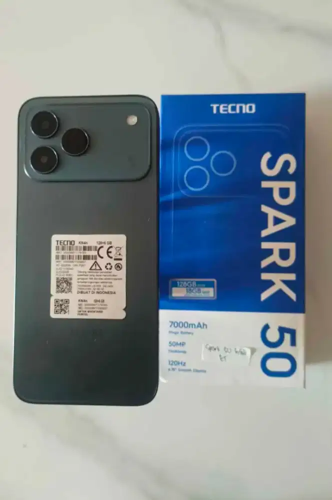 Tecno spark 50 ram 6/128 nfc mulus nominus  fullset