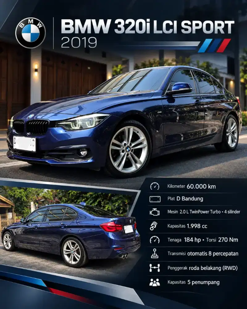 Bwm 320i F30 LCI sportline shadow 2019