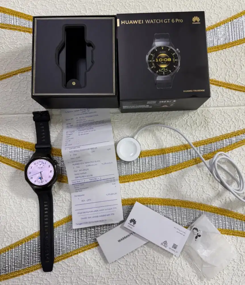Huawei Watch GT 6 Pro 46mm Fullset Ori Mulus Sehat Bekas Pakai Resmi
