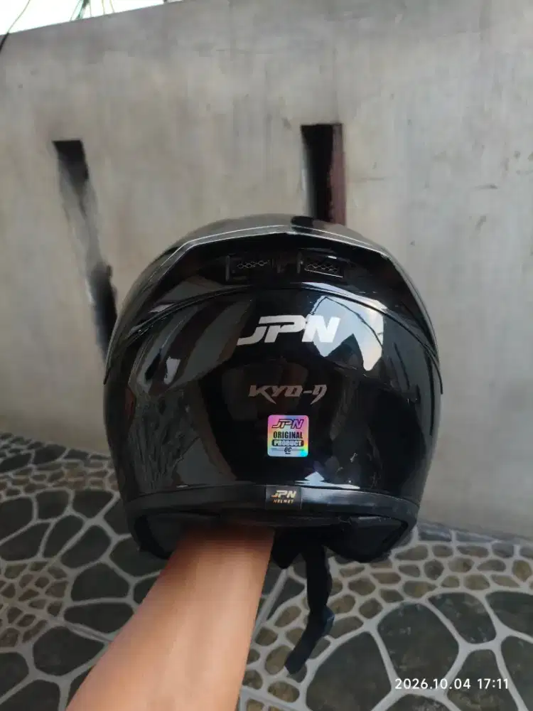 Helm Jpn kyo9 hitam glossy