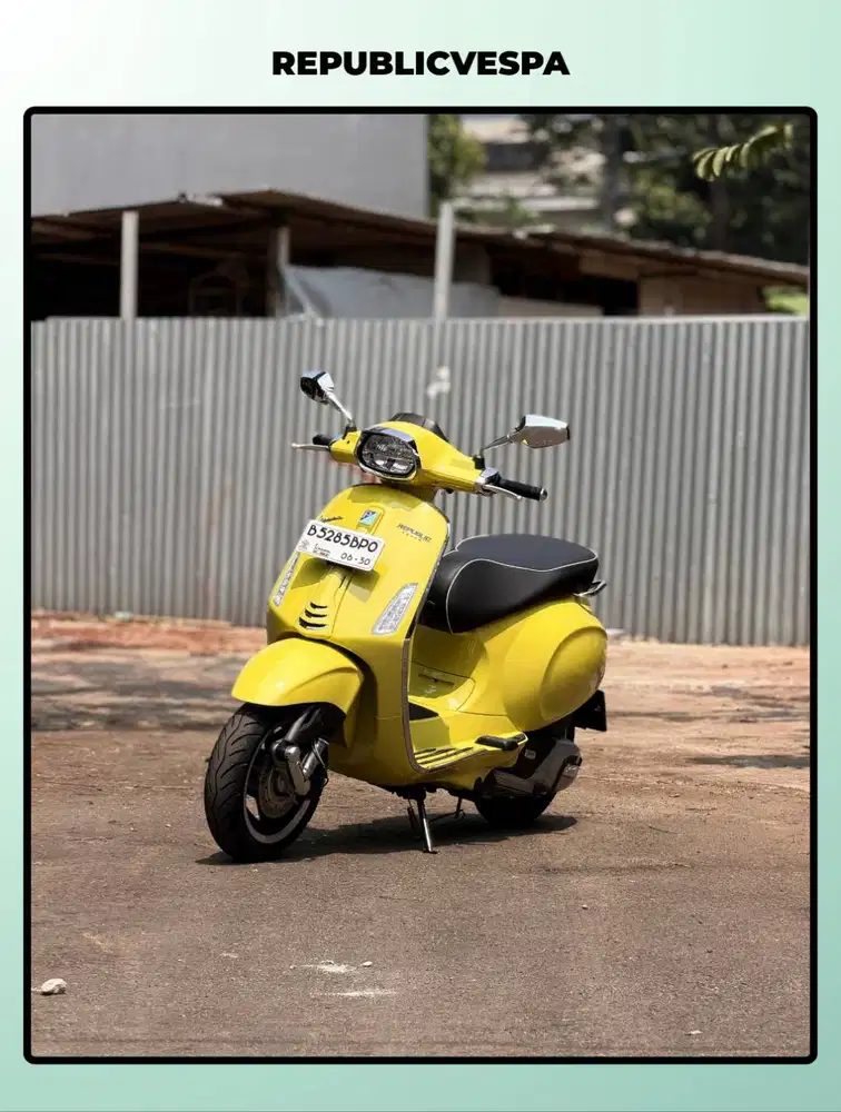 TERMURAH VESPA SPRINT 150 ABS FACELIFT NEWMODEL TAHUN 2024 YELLOW