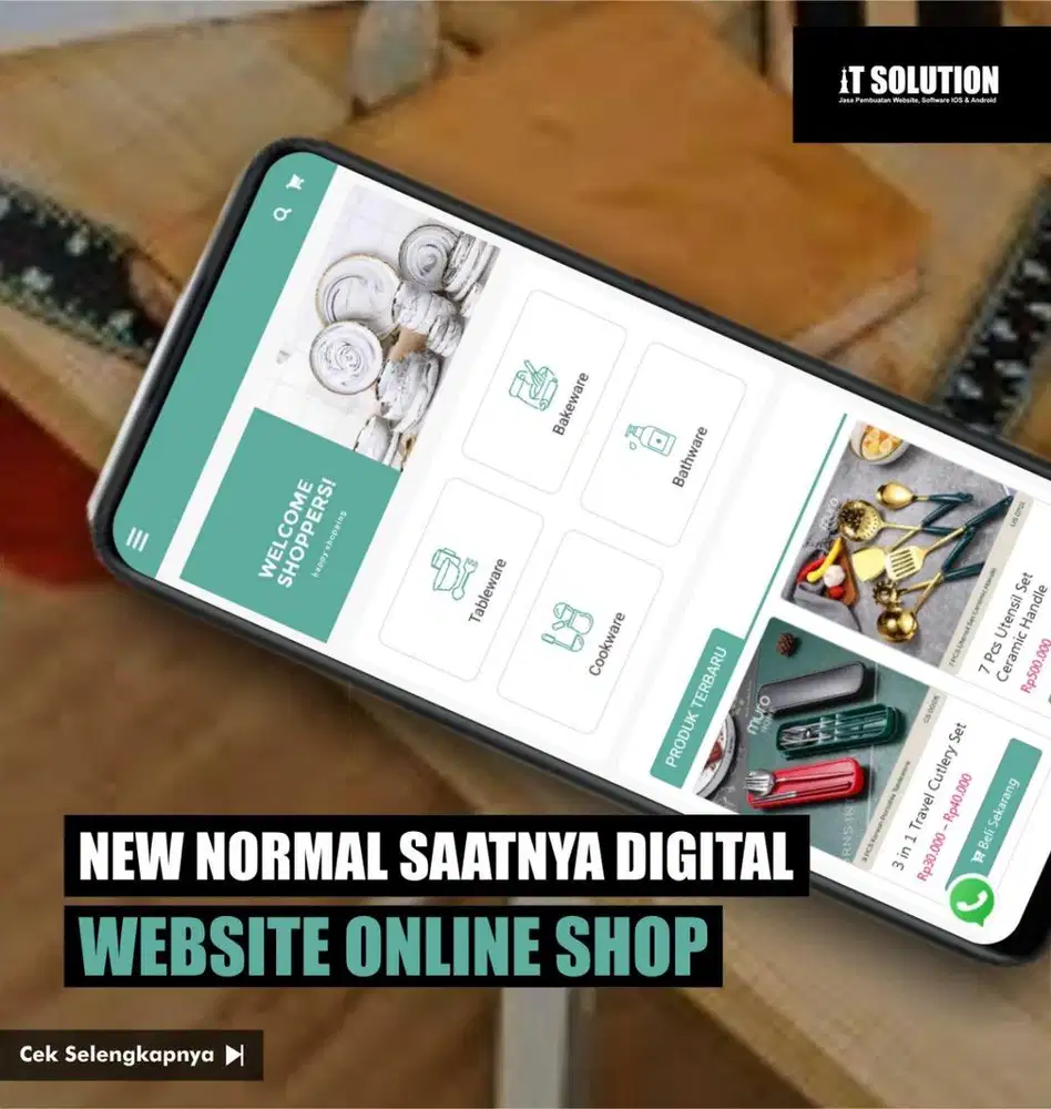 Jasa Pembuatan Website Online Shop Profesional