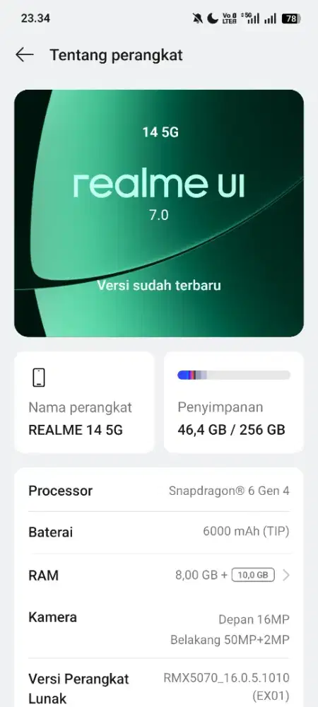 REALME 14 5G TUKAR TAMBAH