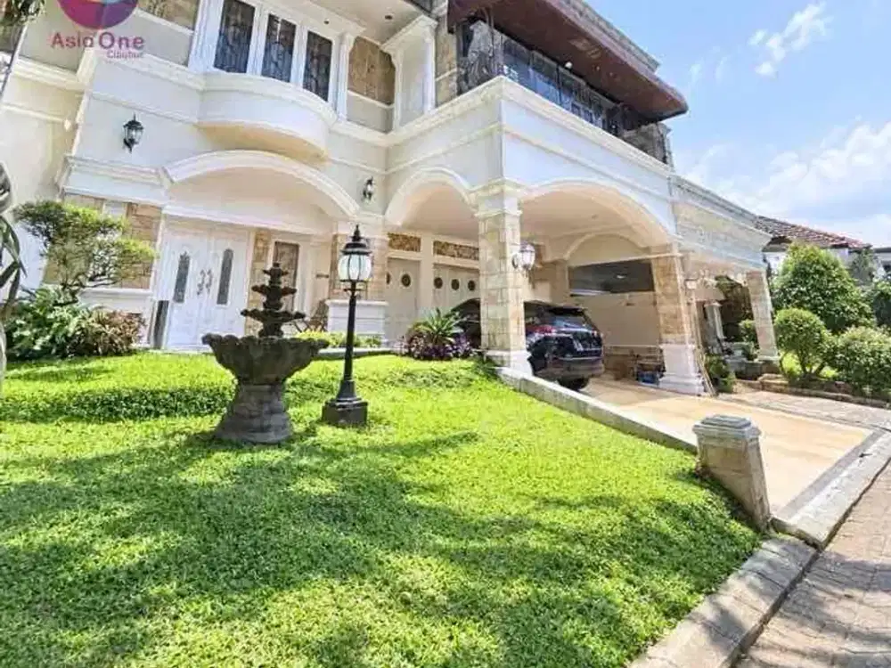 Rumah mewah bagus siap huni (nego) semi furnished di Puri Sriwedari cibubur