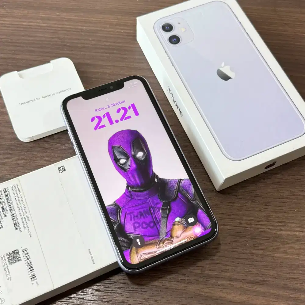 IPhone 11 128GB [ Purple ] Garansi Resmi iBox