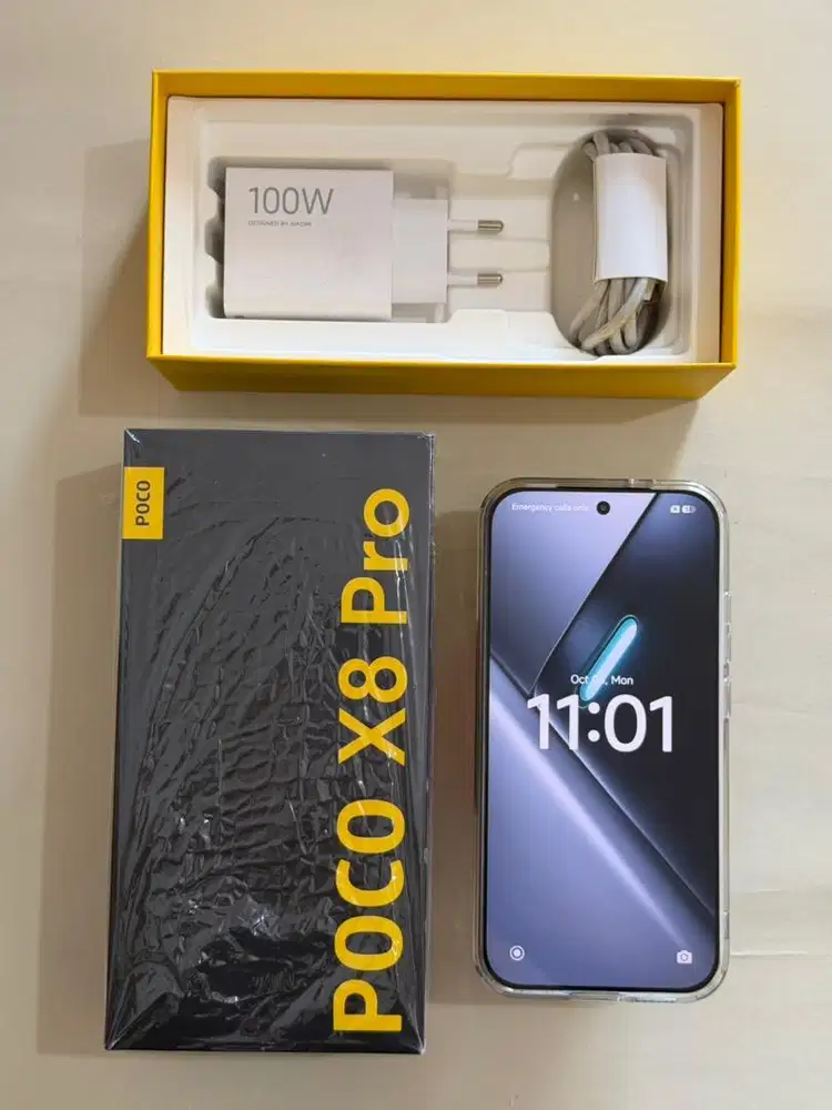 Poco X8 Pro 12/512 - White - Super Like New - Baru 1 bulan