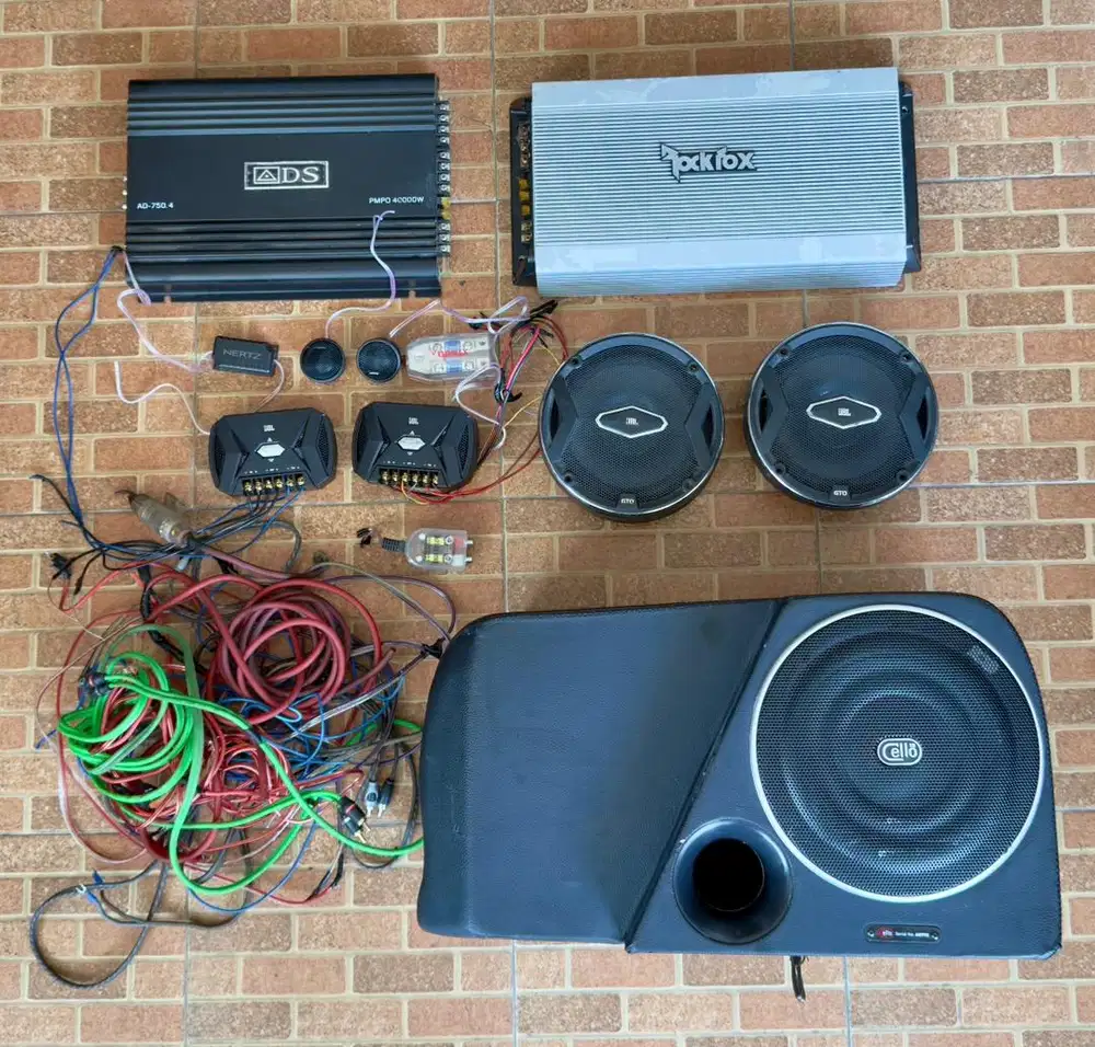 AUDIO MOBIL JBL CELLO SPEAKER SUBWOOFER AKTIF BISA UNTUK SEMUA MOBIL