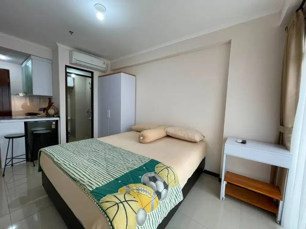 Sewa Apartment Bulanan Type Studio View City Tinggal Bawa Koper