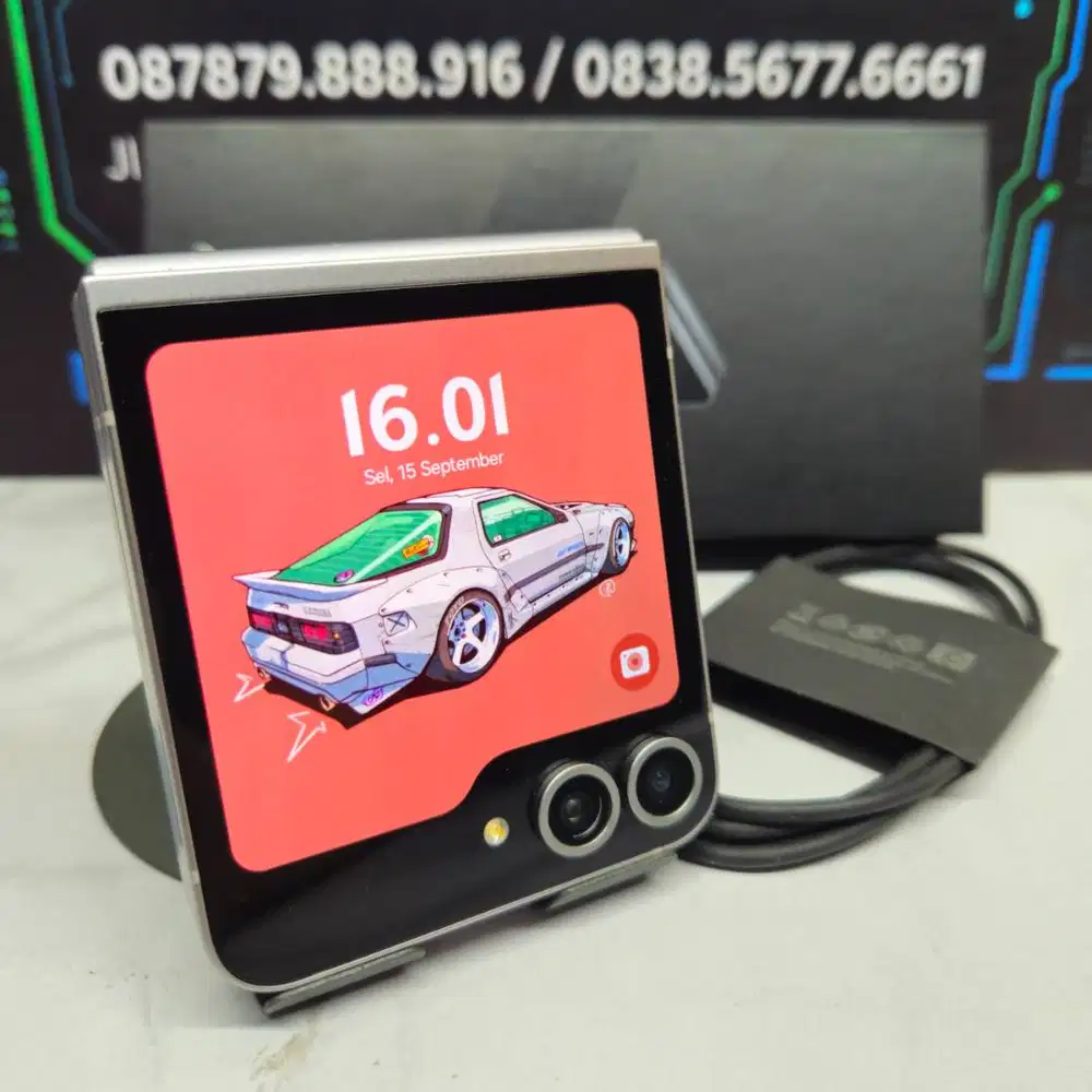 Samsung Galaxy Z Flip 6 12/256GB Silver SEIN Resmi Fullset
