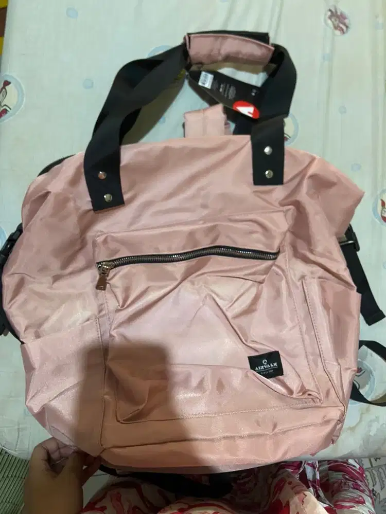 Jual tas ransel ASLI airwalk pink murah