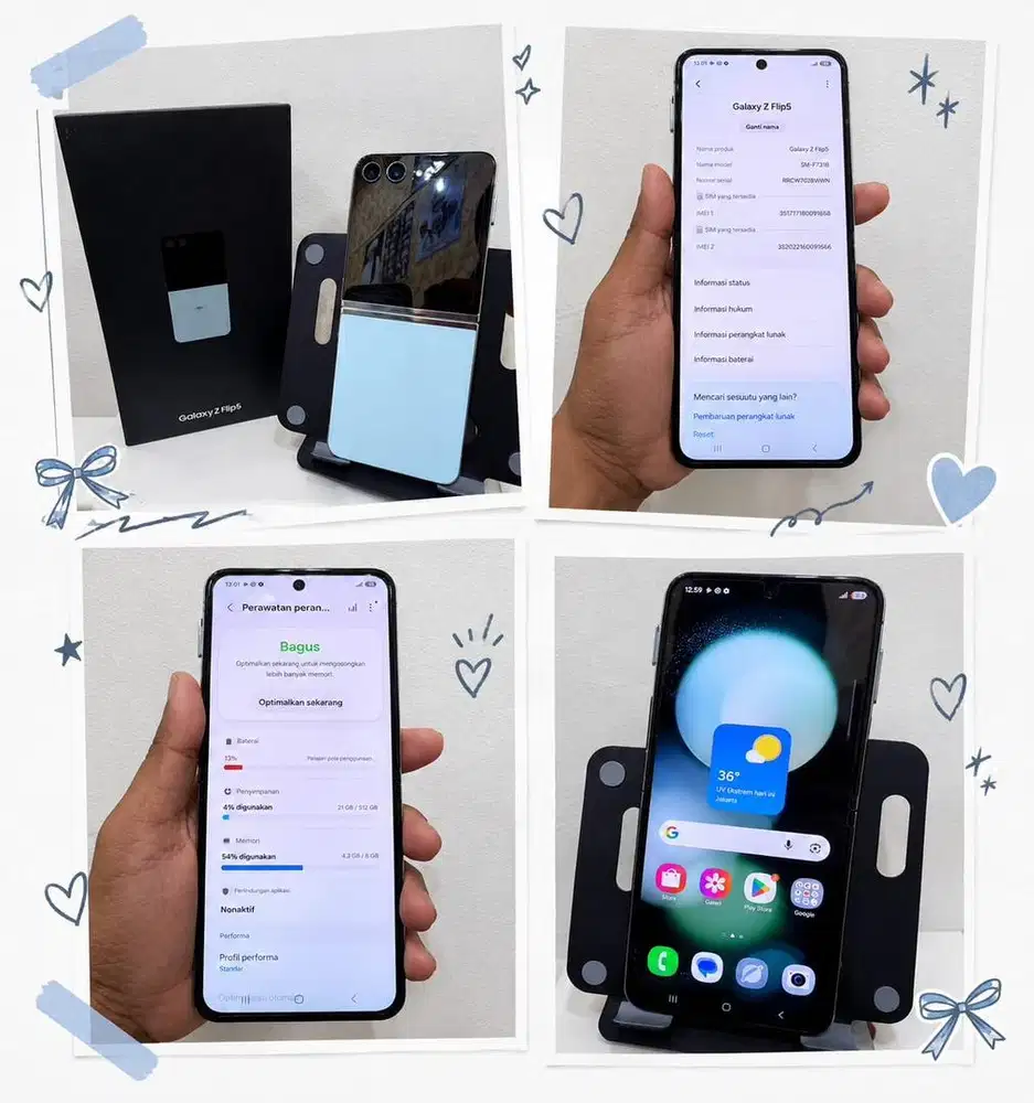 Second Like New Galaxy Z Flip 5 8/512 GB Sein