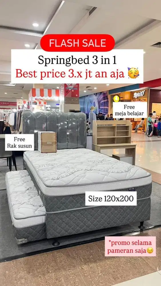 Springbed 3 in 1