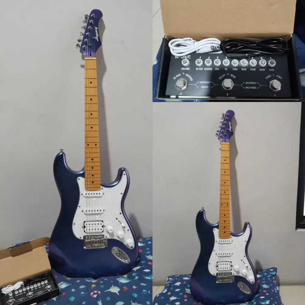 Gitar Listrik Legacy EG-102 + Efek