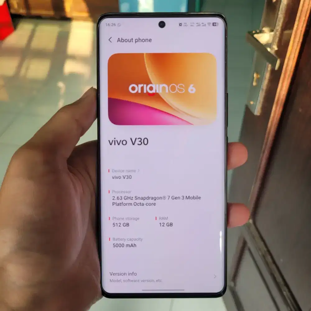 Vivo v30 5g 12/512 lengkap