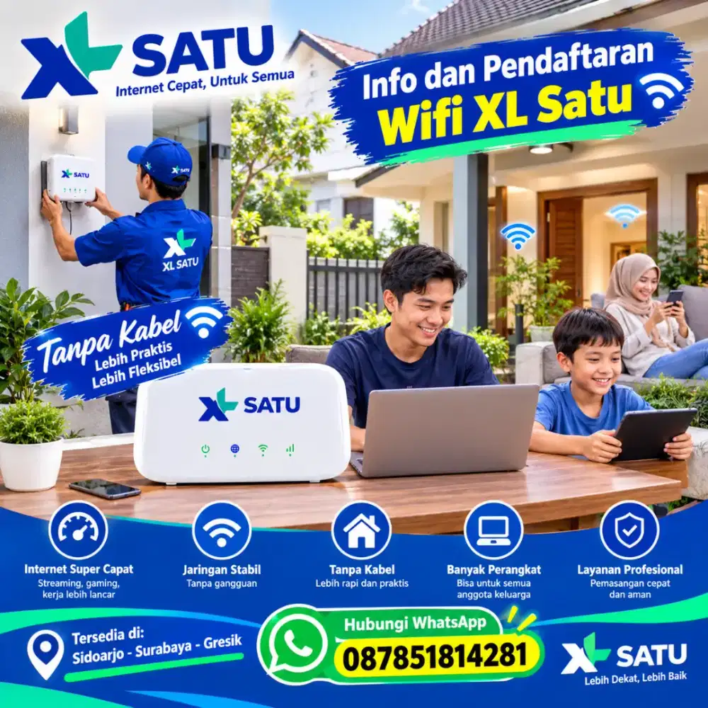 Info dan pendaftaran Wifi XL SATU