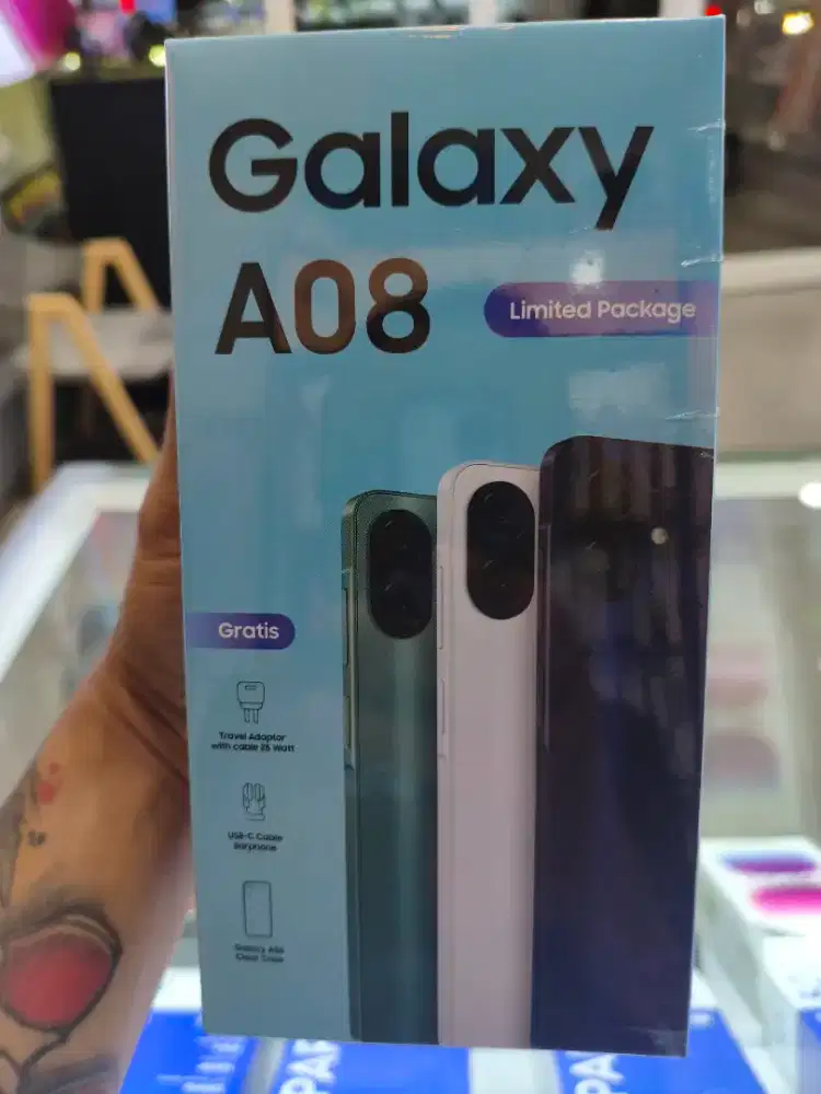 Samsung A08 ram 4gb Rom 64gb