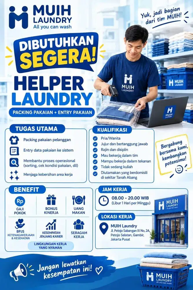 HELPER LAUNDRY (SERIUS ONLY)