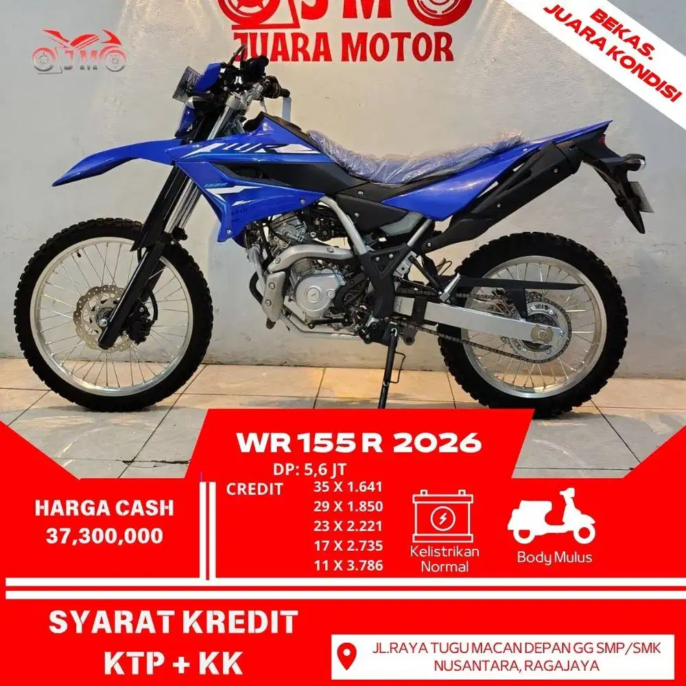 YAMAHA WR 155R 2026 CASH/CREDIT HARGA TERMURAH BISA TUKAR TAMBAH