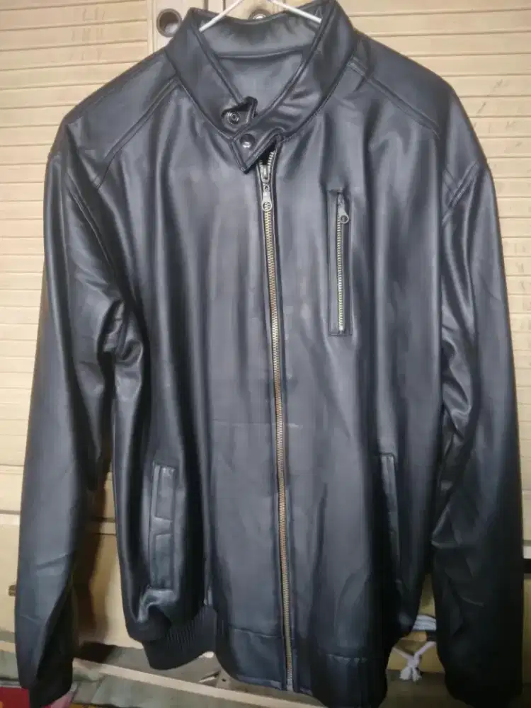 Preloved Jaket Kulit Sintetis Pria – Model Casual & Riding