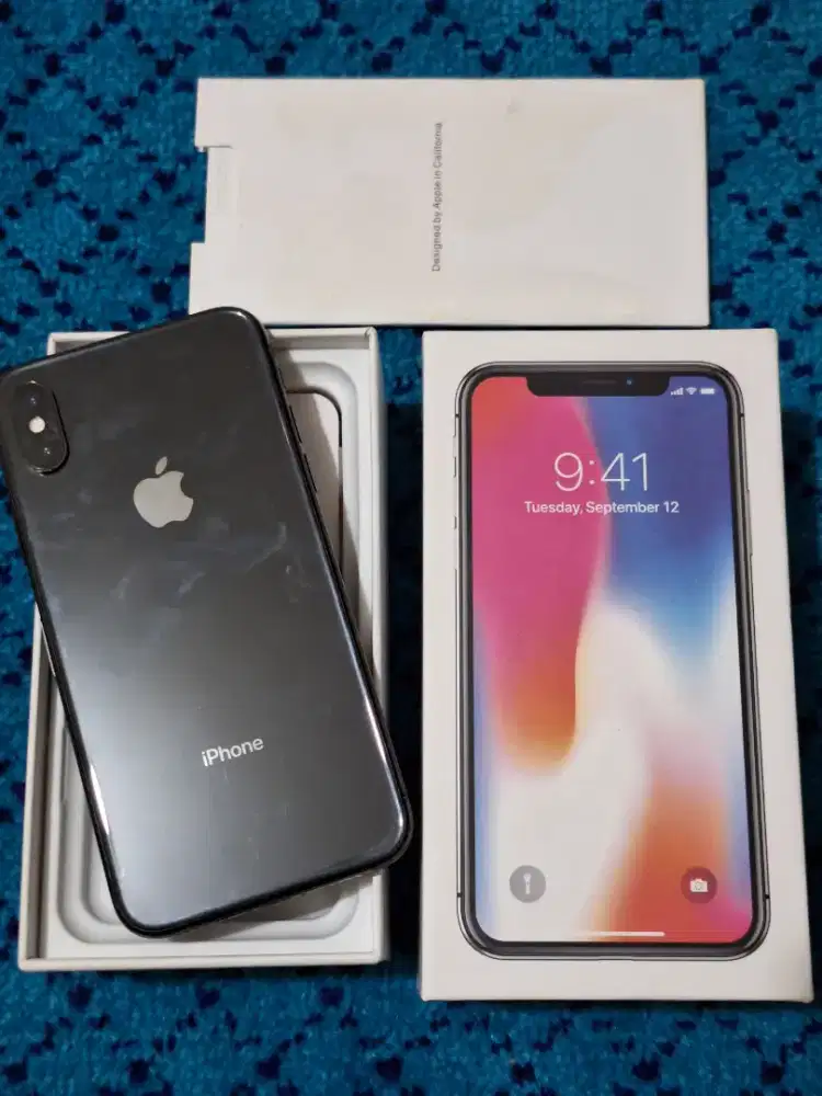 iPhone x 64gb fullset mulus
