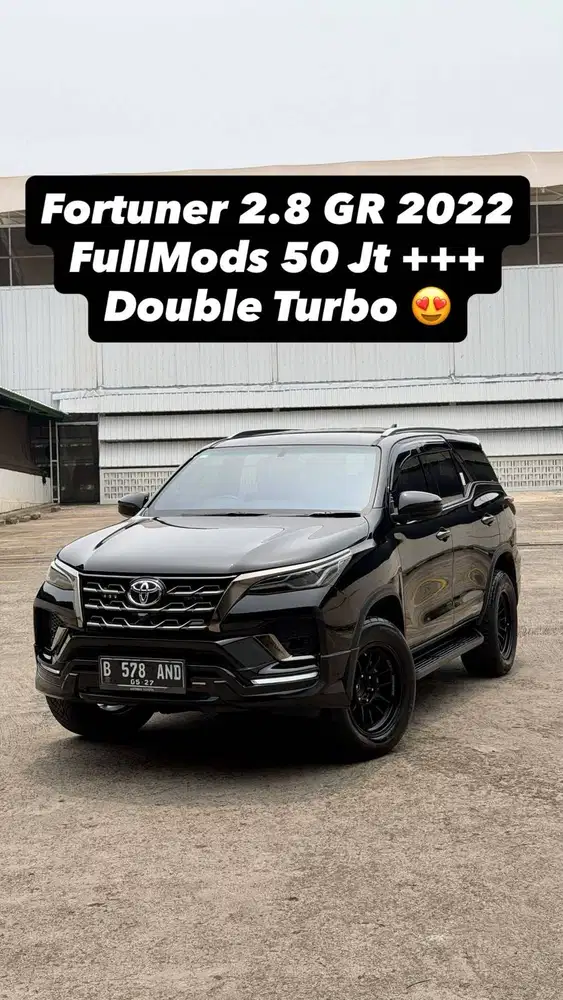 Toyota Fortuner GR 2.8 1GD Matic Diesel 2022 Full Spek Bi-Turbo