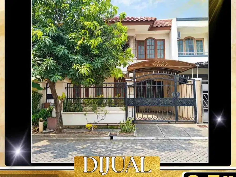 DIJUAL  RUMAH  2  LANTAI LUAS TANAH 144 M ² DI PERUMAHAN  DAAN MOGOT BARU