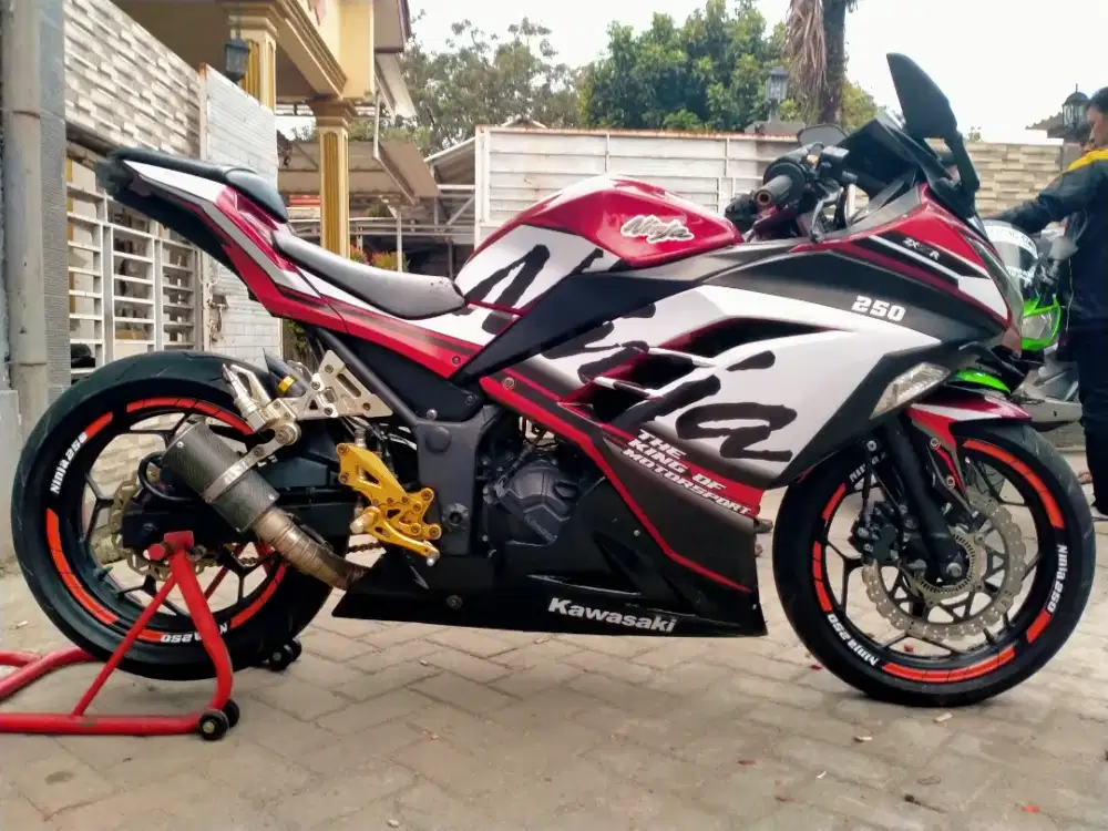 Kawasaki Ninja 250 FI sehat mesin segel keterangan detail dibawah