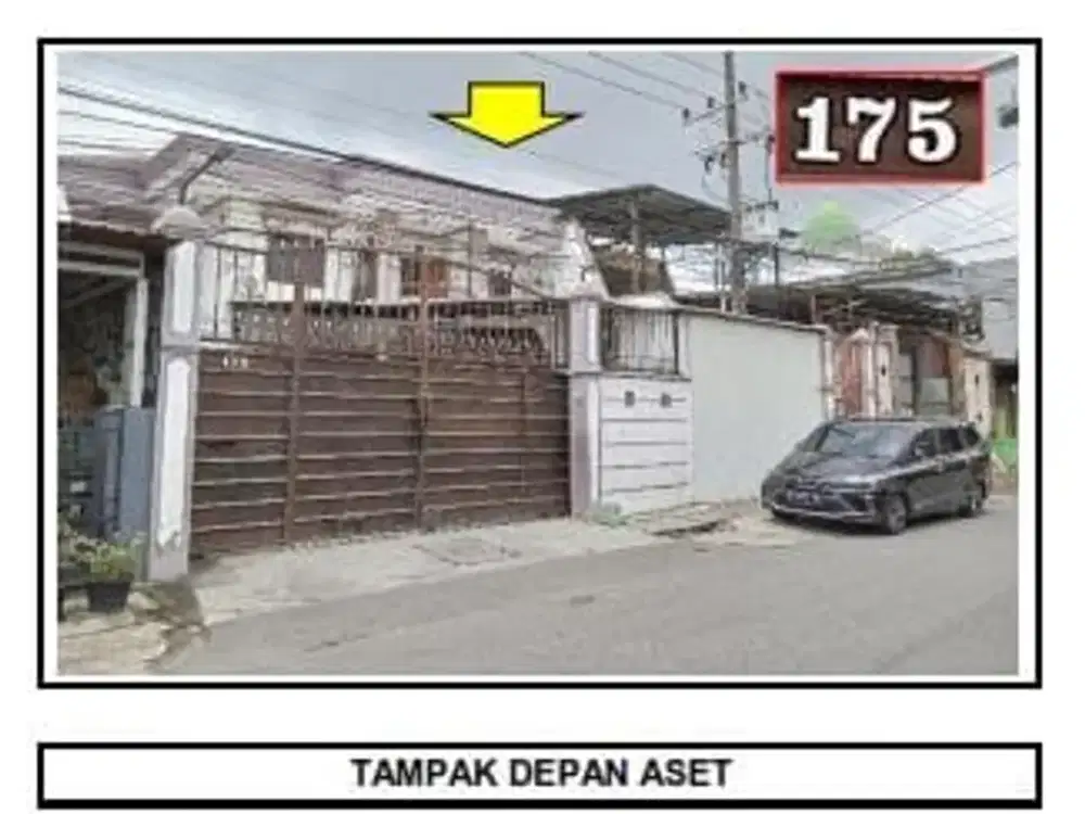Dijual lelang tanah bangunan di Petemon surabaya