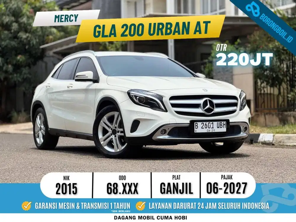 Mercy GLA 200 Urban AT 2015 Putih | Bmw | Mazda 3 HB | Audi | Civic HB