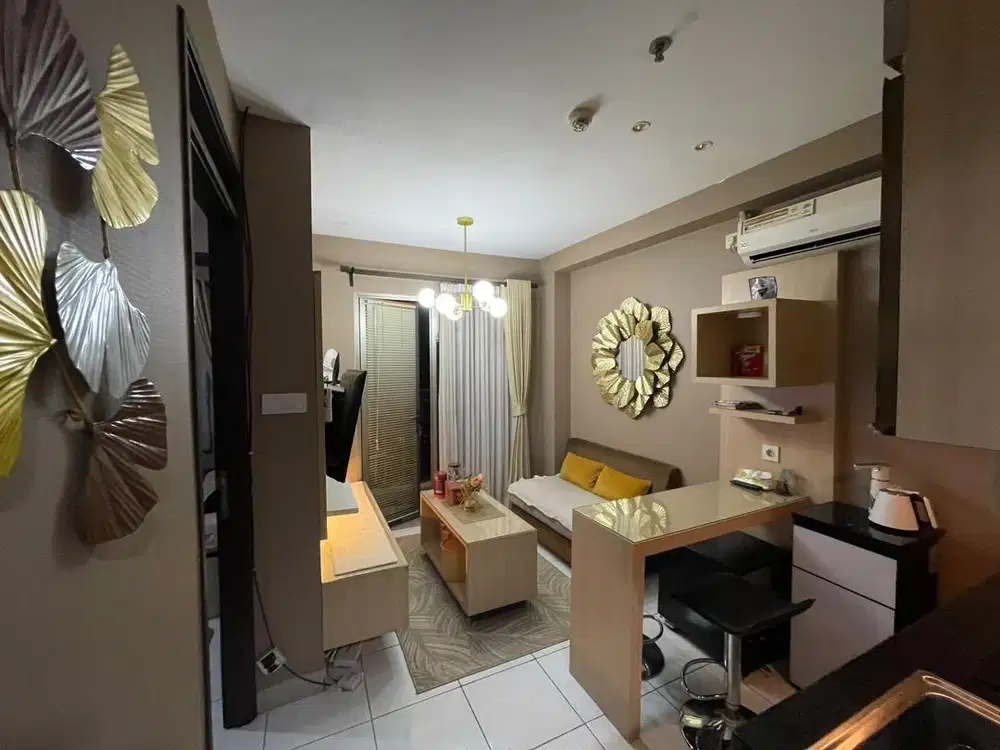 Dijual cepat apartemen full furnish shm siap huni