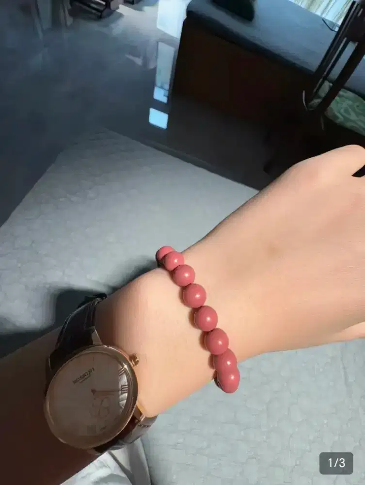 Huaruifuren Rose Compound‑Incense Bead Bracelet for Women